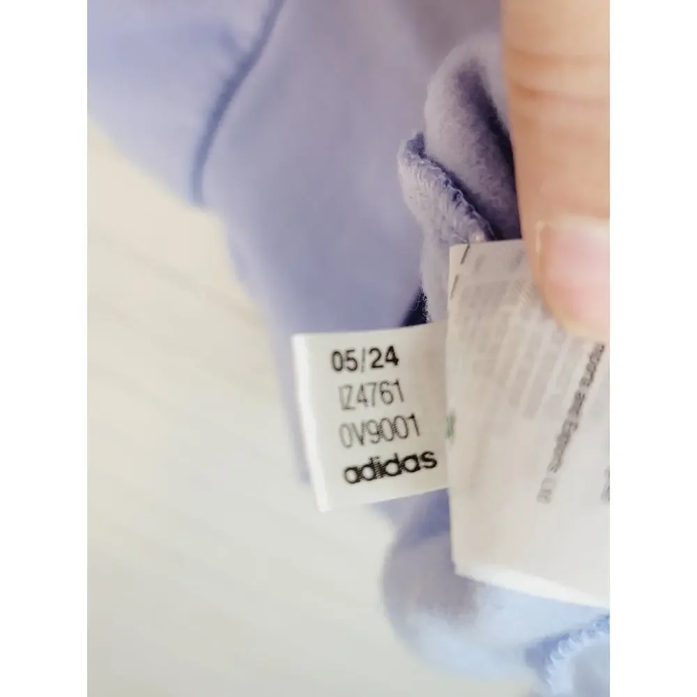 adidas Long Sleeve Active Hoodie in Blue Spark, sz Small